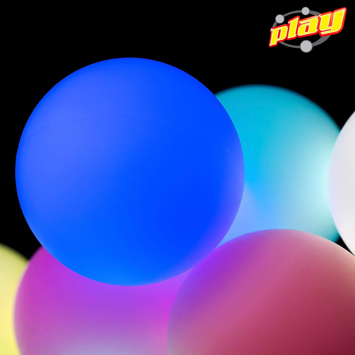 Play Juggling - Balles Lumineuses de Jonglerie - Lot de 5 balles Lumineuses - Rouge