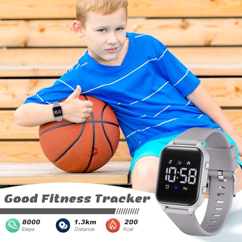 Image of LAVAREDO Kids Digital Watches for Boys Girls,Waterproof Sport Watch with Pedometer Stopwatch Vibration Alarm for Ages 5-13,No App Fitness Tracker Watch for Kids Teens Birthday Gifts
