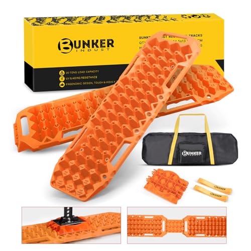 BUNKER INDUST Off-Road Traction Boards with Jack...