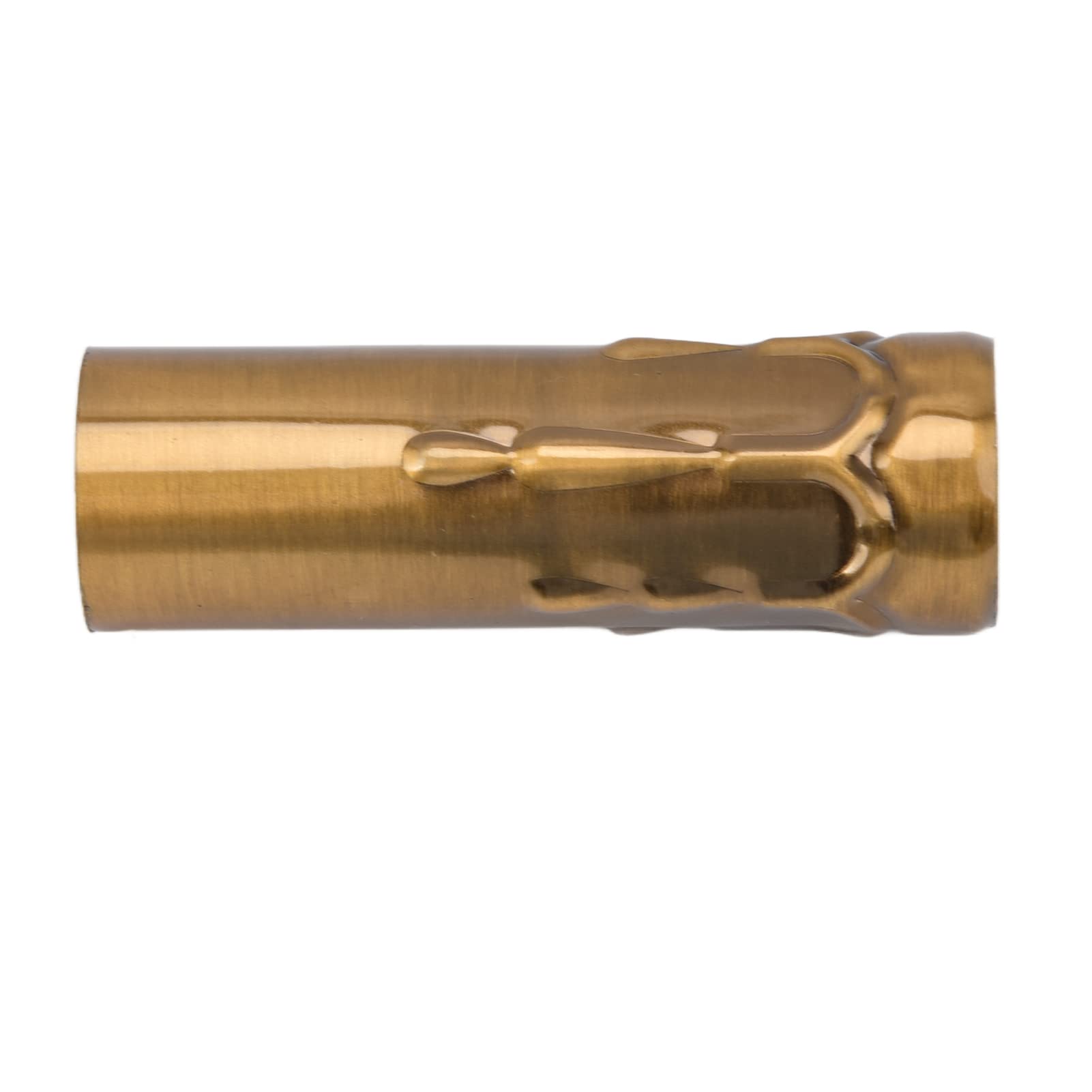 Tubo Portalampada a Candela N 10 Pezzi E14 Tubo Metallico per Portalampada a Candela Accessori per Illuminazione Base Lampada 25X80Mm Tubo Base Lampada a Candela (Bronzo d'oro)