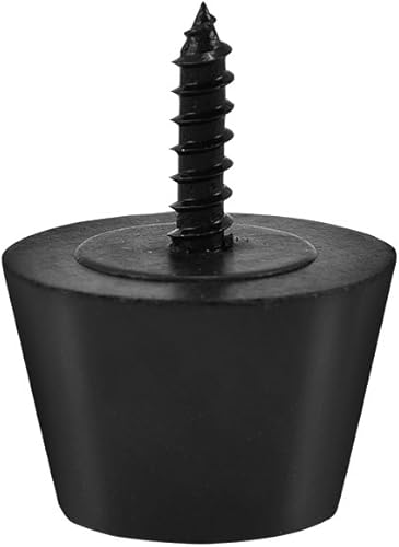 Pies de goma, 8 almohadillas de goma de repuesto de 1.181 x 0.787 in con tornillos a juego, para altavoz de alta fidelidad, guitarra, amplificador,