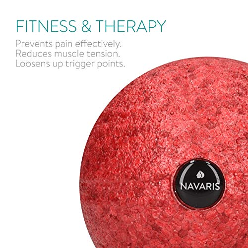 Faszienball Navaris Set zur Selbstmassage, 2x Massageball Faszien