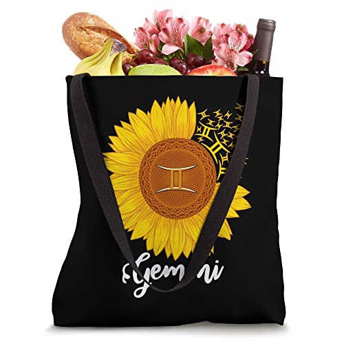 Bolso Tote Flor Girasol Signo Géminis miniatura 4