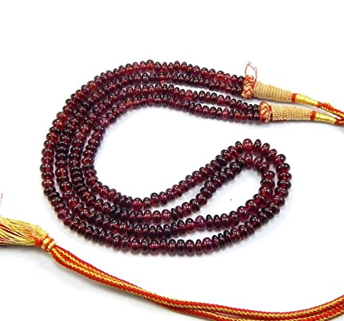 Garnet Rondelles perles en pierre naturelle rouge 4.5mm