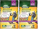Wild Harvest Advanced Nutrition Parrot 8 Pound Bag,White (Pack of 2)