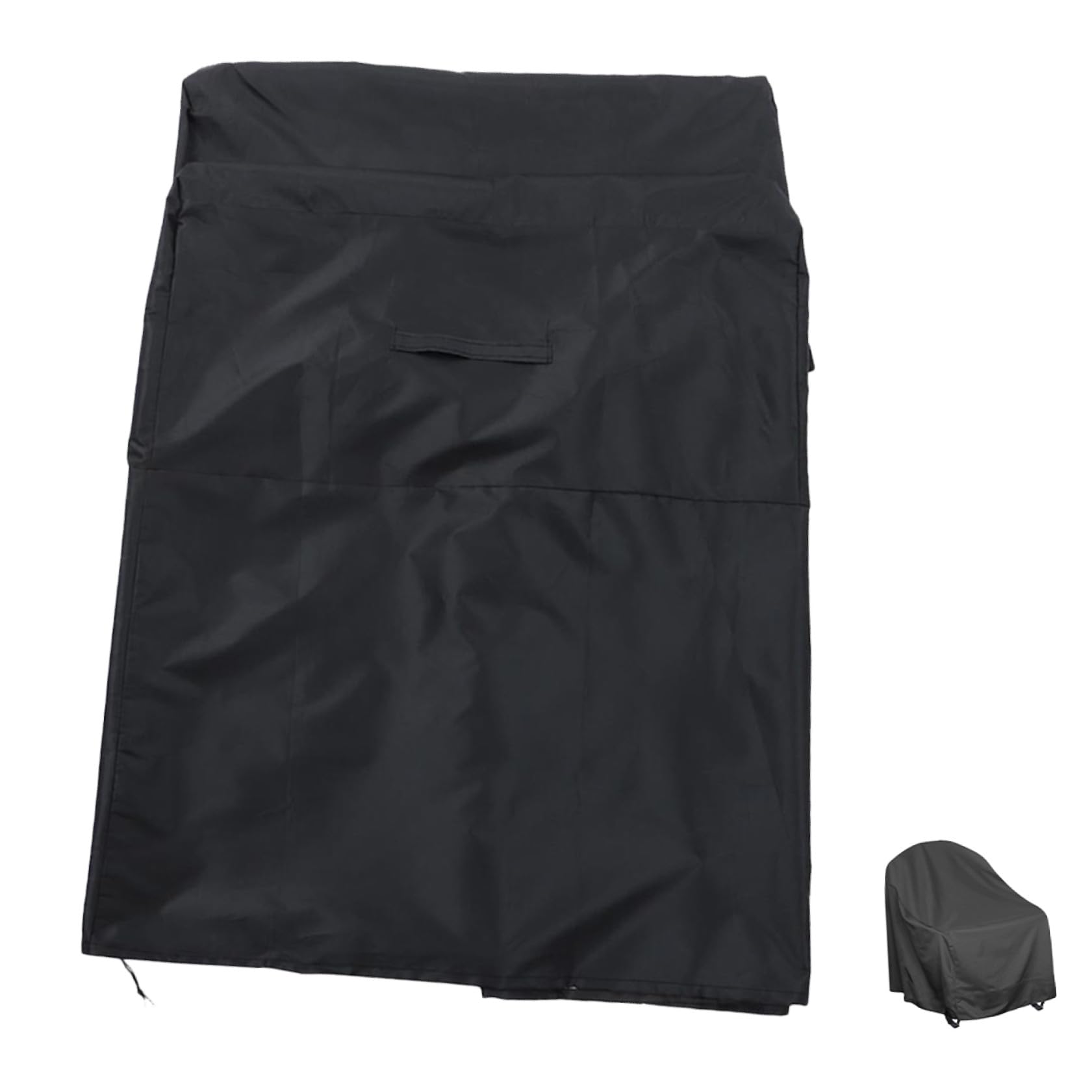 Housse pour fauteuil à bascule de jardin noire pour protéger votre coin détente extérieur