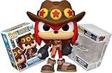 Funko Treasure Hunter Knuckles with Hat + Pop Protector: Sonic The Hedgehog Pop! Games Vinyl Figure (Gift Set Bundled with ToyBop Brand Box Protector Collector Case)