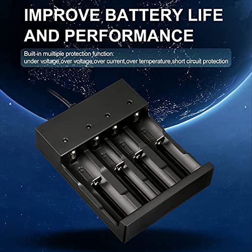 Tokeyla 818 18650 Battery Charger 4 Bay Smart Universal Charger thumb #4