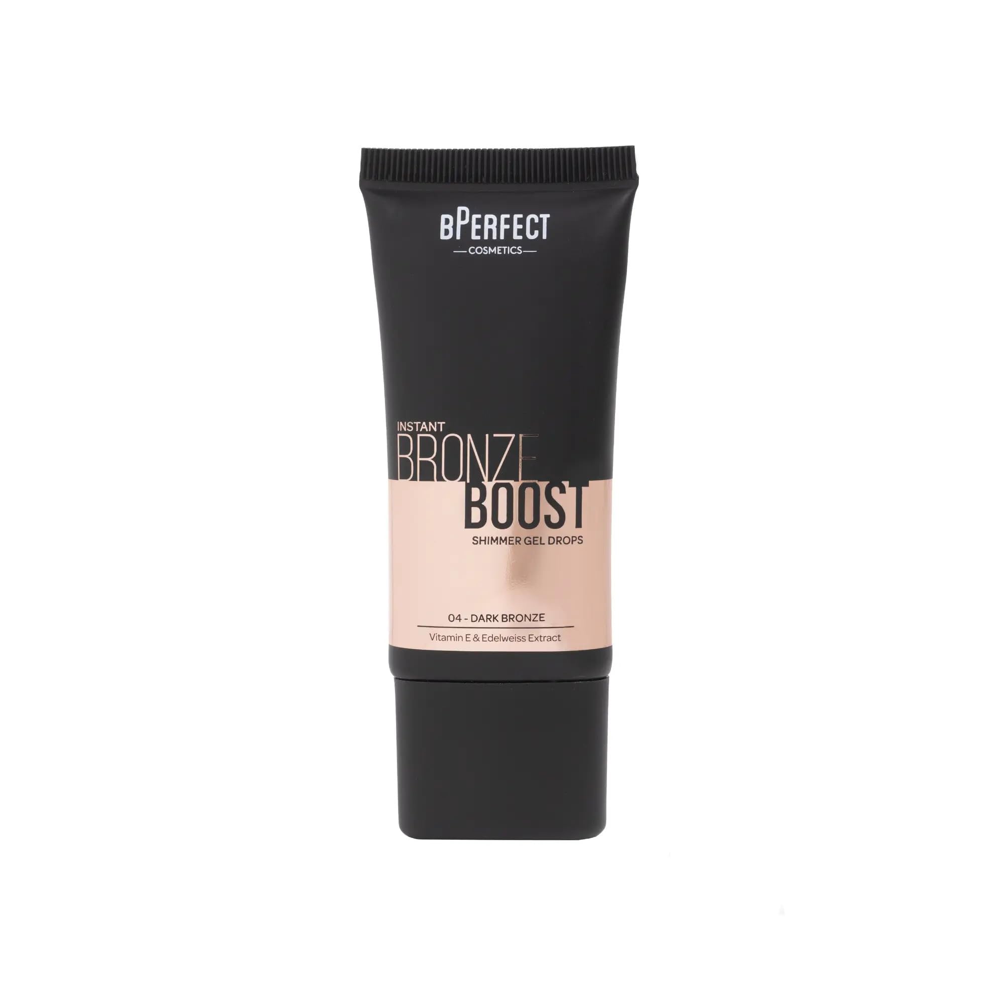 BPerfect Instant Bronze Boost Gel Drops - Hydrating Glow Serum - 5 Shades - 30ml (Dark Bronze), 04 - Dark Bronze, 30 ml (Pack of 1)