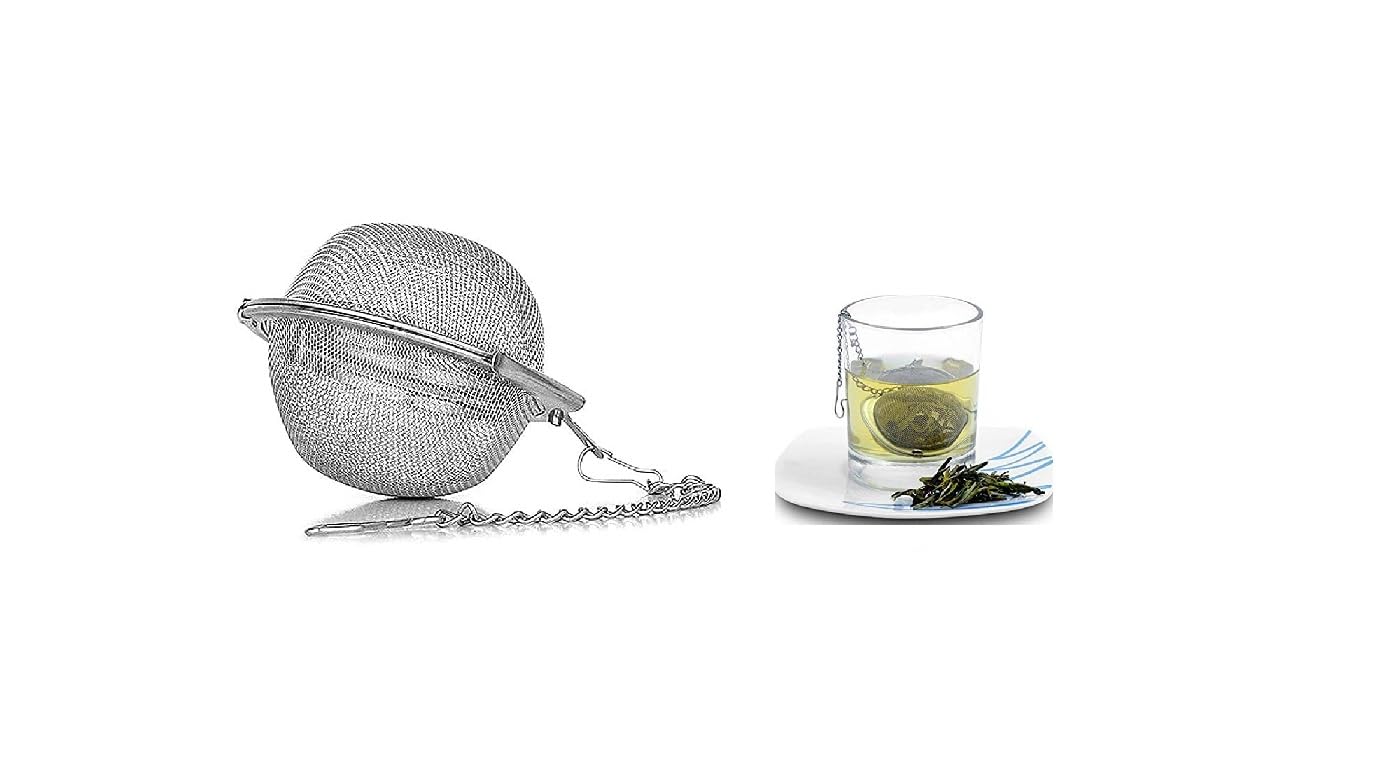 Stainless Steel Tea Ball - Brew Loose Leaf Tea & Coffee -6 Stainless Steel Tea Ball - Brew Loose Leaf Tea & Coffee -6