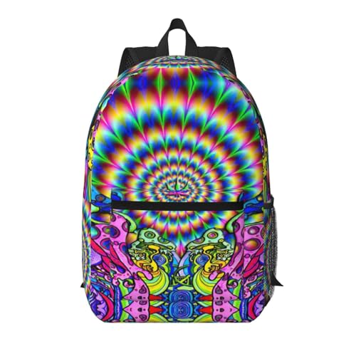 Sac à dos d'école léger et confortable pour homme et femme au style mandala