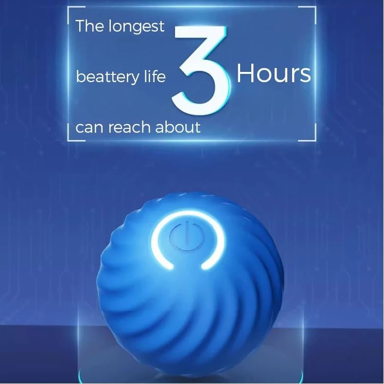 Miniatura 5 de Pelota de juguete interactiva para perros, para cachorros, perros medianos y grandes, mascotas y gatos. Activación automática, estimulante,