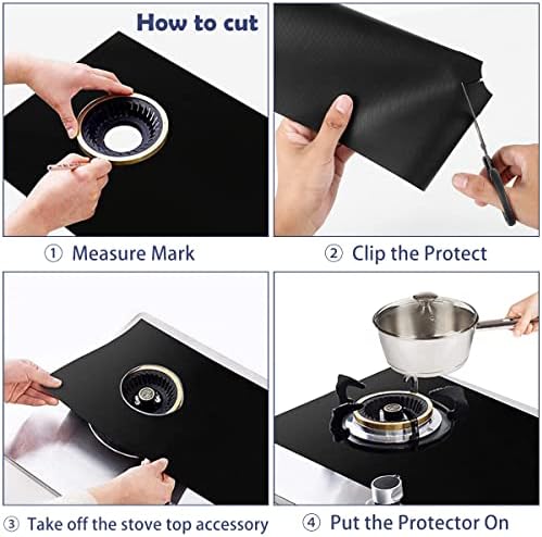 Reusable Non-Stick Stove Burner Covers for Easy Kitchen Cleaning - Image 4