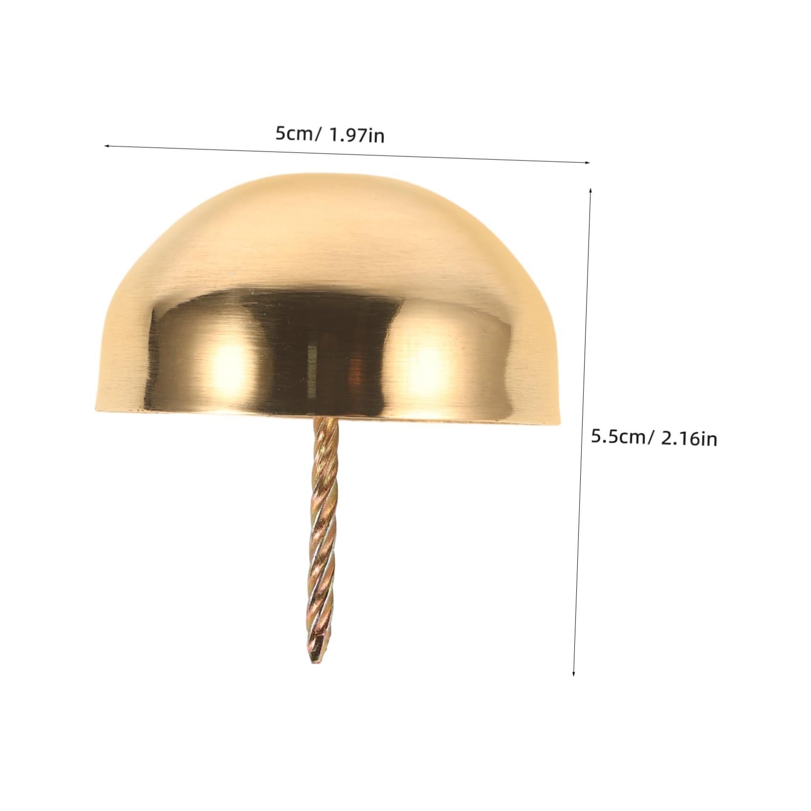 Unomor Traditional Round Head Upholstery Tacks Decorative Nails Furniture Nails for Wall Mini Round Head Nails