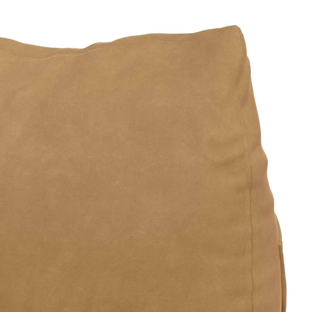 Fengshui Poduszka pod plecy brązowa 60 x 20 x 50 cm tkanina sztruksowa
