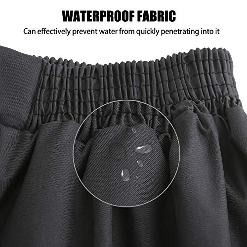 Aykrm 4 Colors Safety Rain Pants Reflective High Visibility Waterproof Rain Pants Black #TOP4