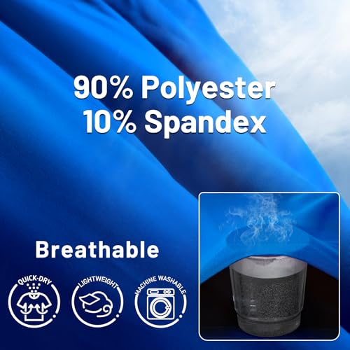 MIER Men's Running Shorts 7" Quick Dry Gym Athletic Workout Shorts with Zipper Pockets4