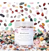 Bulk Mixed Crystal Chips 1lb | Tumbled Gemstones & Poshlished Healing Crystals | for DIY Projects...