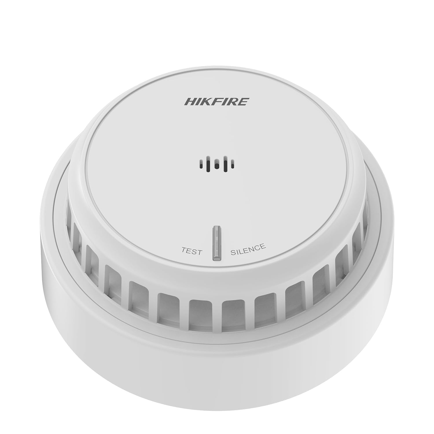 HIKVISION HF-S2E Photoelectric Smoke Detector - 85dB Alarm Buzzer, Self-Check Function, Low Battery Alert, Multiple Alarm Types, AA Batteries Included - White-image-3