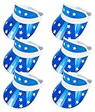 6 Pack Sun Visor Hats Women Men Clear Colorful Party Hat Adjustable Outdoor Sports Beach Golf Cap Su