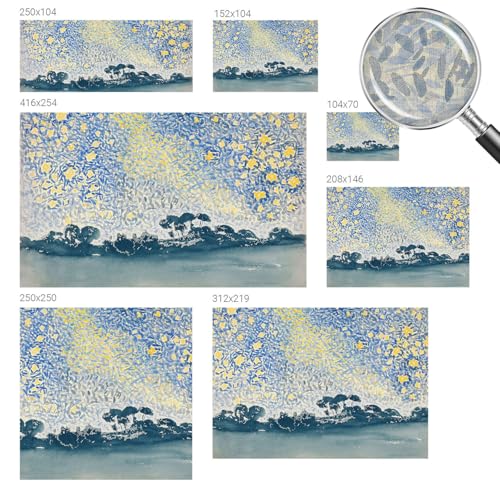 Murales de pared autoadhesivos de 152x104 cm con estampados de estrellas 6