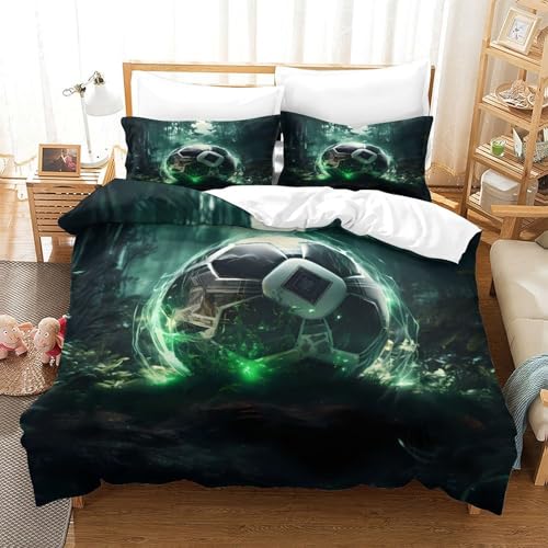 Housse couette loup hypoallergique en microfibre douce anti-acarien