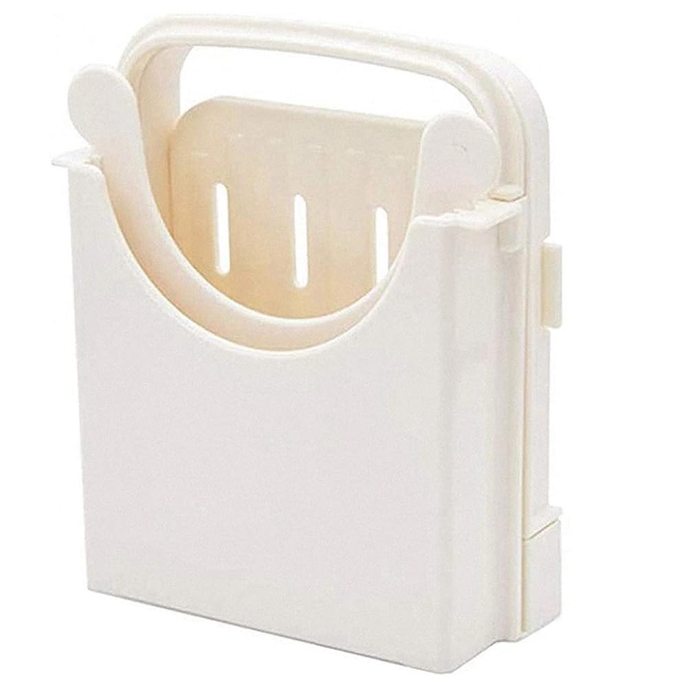 Hndhbfgrt Foldable Bread Slicer Toast Slicer Tool Adjustable Loaf Slicing Machine Bread Cutting Guide for Homemade Bread