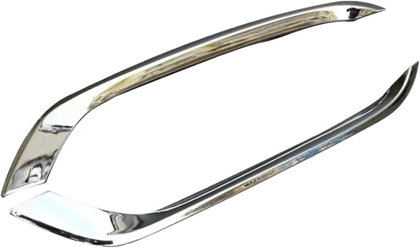 Car Front Fog Light Lamp Cover Sticker Compatible With Ford Focus 3 MK3 2015-2018 ABS Chrome Trim Decoration Accessories