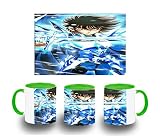 MERCHANDMANIA TAZA VERDE SEIYA ARMADURA DE ODIN color mug
