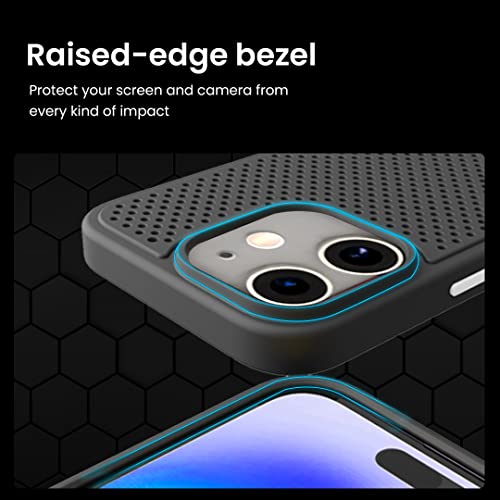Image of Totem Graphene Case for iPhone 11 | iPhone XR Back Case Cover | 10ft Drop Protection | Heat Dissipation | Non Magsafe (TPU, Black)