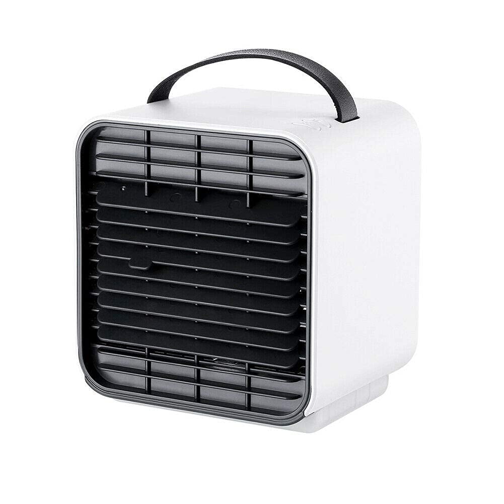 GHHVFEC Air Cooler Evaporative Portable Air Conditioner Cooler Fan, Personal Humidifier, Purifier 3 in 1 Evaporative Cooler, USB Rechargeable Mini Cooling Desktop Fan