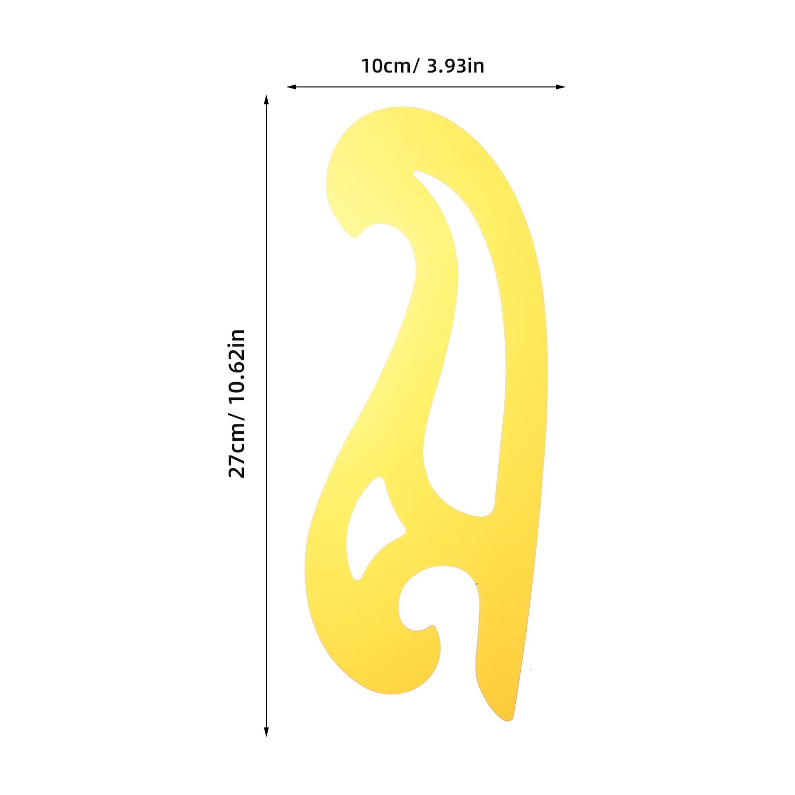 VILLCASE French Curve Ruler Set – 3 Pack Plastic Templates For Sewing, Pattern Making & Drawing