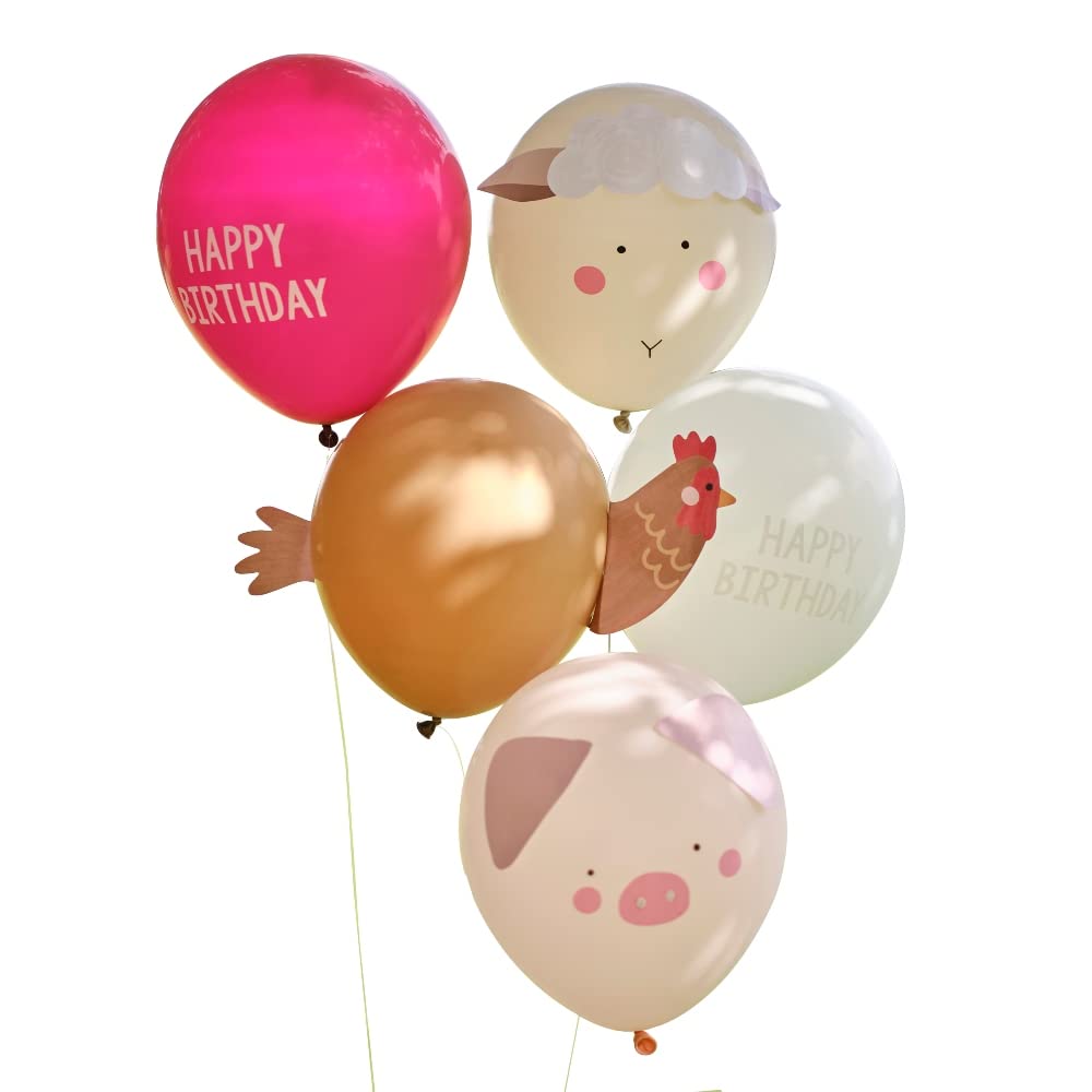 Ginger RayBundle Farm Animals Birthday Balloon Party