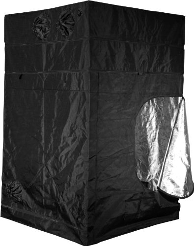Gorilla Grow Tent | Complete Heavy-Duty 1680D Reflective Hydroponic Grow 5-Foot by 5-Foot Tent for Growing Indoor Plants with Free 1-Foot Height Extension Kit, Windows, Floor Tray - Thumbnail 7