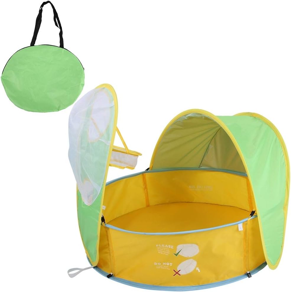 Dgtrhted Tente Anti Uv Bebe Ete En Plein Air Anti Uv Piscine Plage Portable Tente Piscine Enfant Hutte For Bebe Enfants Amazon Fr Sports Et Loisirs