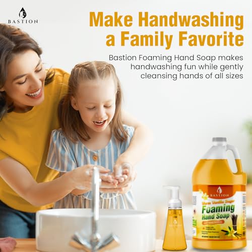 Bastion Foaming Hand Soap - Warm Vanilla Sugar Foam Wash