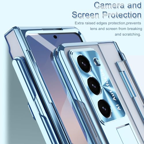 Coque Galaxy Z Fold 7 protégeant l'écran et la charnière avec béquille