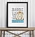 Be Strong and Courageous Wall Art - Lion Religious Scripture Decor - Christian Bible Verse Gifts for Men, Boys Bedroom, Teen Room - Motivational, Positive, Inspirational Quotes - Blessed Wall Decor