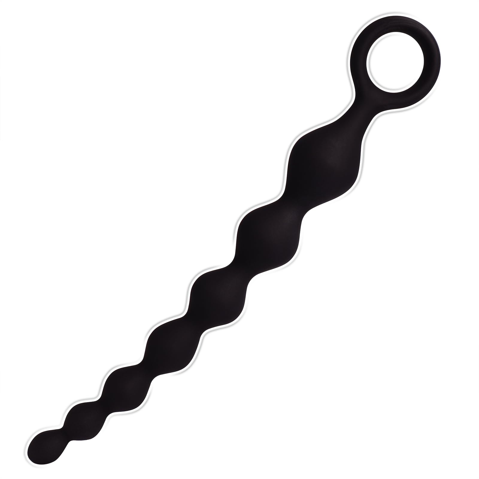 Amazon.com: 8.2-Inch Anal Beads Butt Plug with Pull Ring, Beginner's Design  G-Spot Stimulator with 7 Progressive Beads, Soft Silicone Prostate Massager Anal  Plug, Sex Toys for Women Men & Couples (Black) :