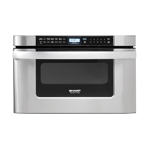 Sharp KB-6524PS 24-Inch Microwave Drawer Oven, 1.2 cu. ft., Stainless Steel