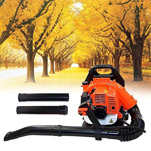 Shueriu Electric Backpack Leaf Blower - 52cc 2 Stroke 3.2HP Gas Cordless Backpack Leaf Blower, Backpack Blowers Gas Powered with Padded Harness to Blow Leaves, Snow