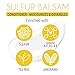 SULFUR BALSAM Conditioner - Natural Moisturizing and Detangling - Hair and Scalp Care - Gentle and Effective