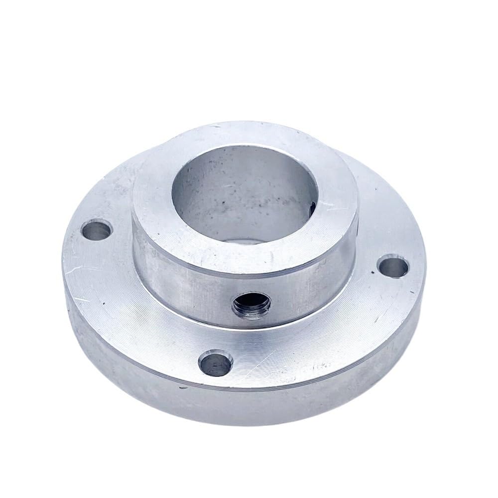 Achse Fest 1 Stück Flanschkupplung aus Aluminiumlegierung, 5 mm, 6 mm, 6,35 mm, 7 mm, 8 mm, 9 mm, 10 mm, 22 mm, Loch, 50 mm Durchmesser, starre Getriebewellenverbindung Lager Adapter(10mm)