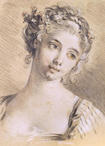 Peinture murale fusain François Boucher sur toile de haute qualité en 60x90cm