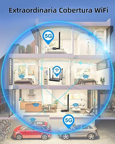 Redes, Wireless adaptador wifi pc escritorio Marca Pantio (3)