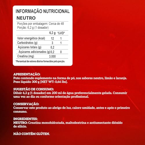 Integralmédica - Creatina Carbo Fuel - 300g - Neutro