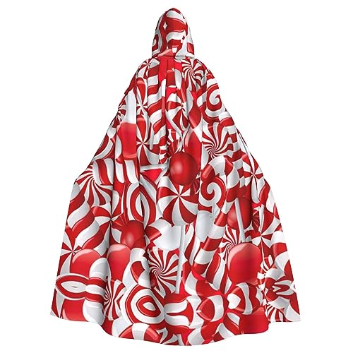 Cape à capuche de déguisement avec motifs imprimés pour cosplay