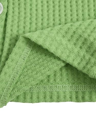 Image of SweatyRocks Women's Long Sleeve Button Front V Neck Soft Cardigan Sweaters