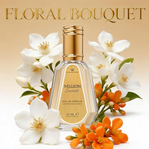 Image of Million Secrets Men's Cologne Eau de Parfum 1.7 Fl. Oz (50ml), Fresh Natural Spicy Woody Notes, Modern Masculine Fragrance