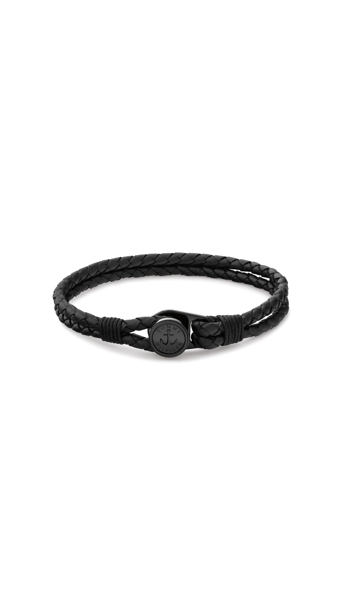 Tommy Hilfiger 2790693 Nautical Black Leather Double Layered Jewellery